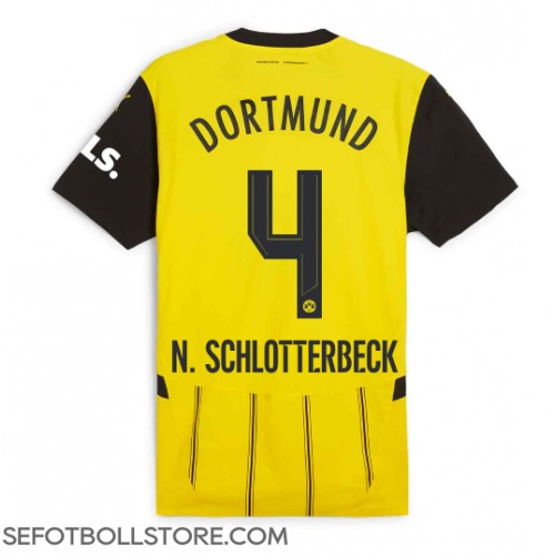 Borussia Dortmund Nico Schlotterbeck #4 Replika Hemmatröja 2024-25 Kortärmad